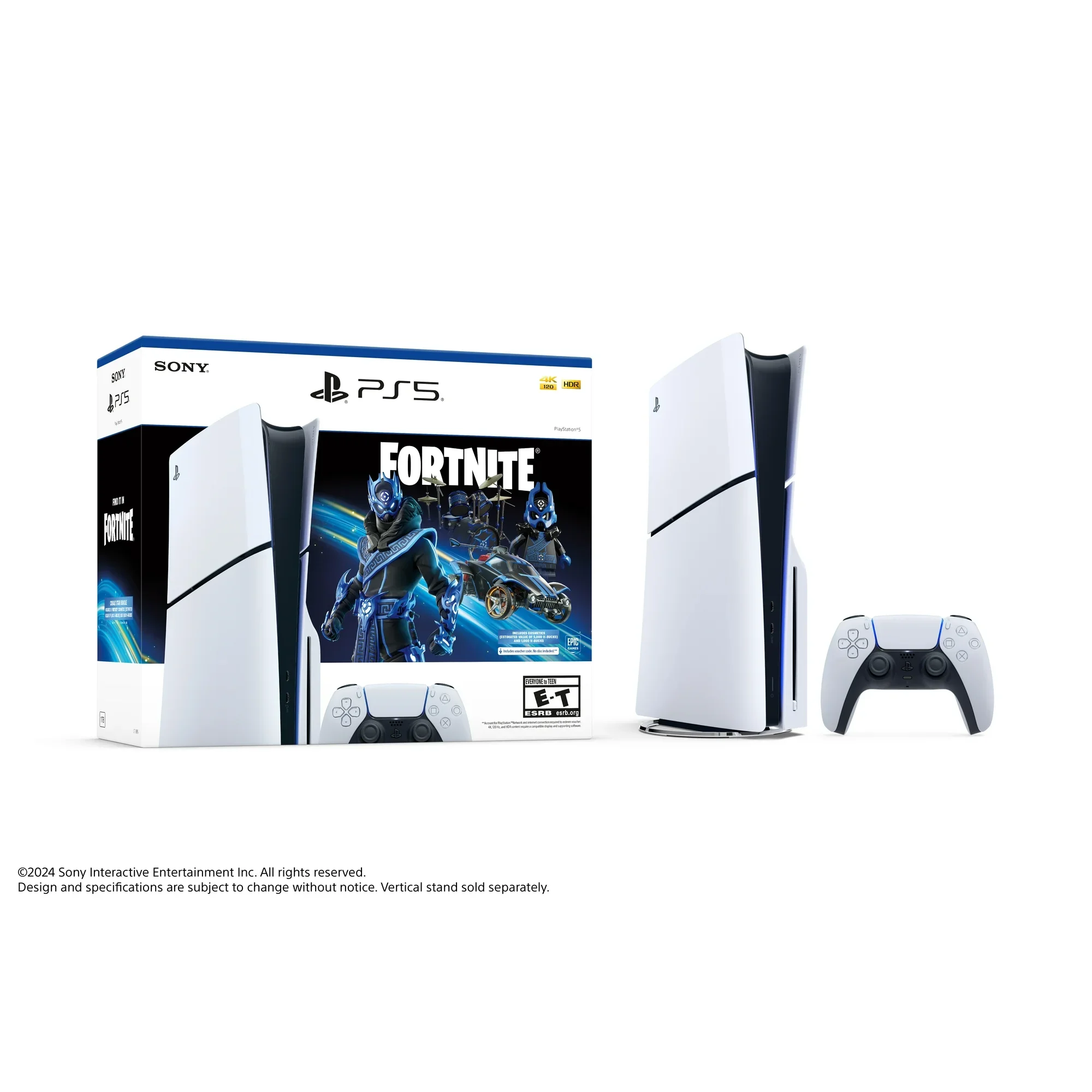 PS5 Disc Edition Fortnite Cobalt Star Bundle Console - Image 6