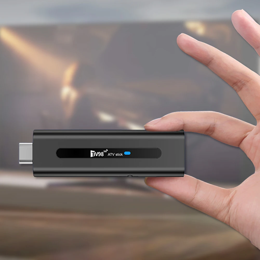 Android 14.0 TV Stick TV98 ATV Smart TV Box 8K Video BT5.0 2.4G 5G WiFi Media Player Allwinner H313 2GB 16GB Voice Remote TV Box