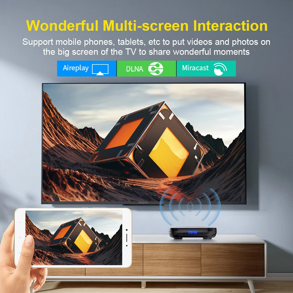 Magcubic Allwinner H618 Android 12 TV BOX Dual Wifi 32G64G Quad Core Cortex A53 Support 8K Video 4K BT4.0 Set top box