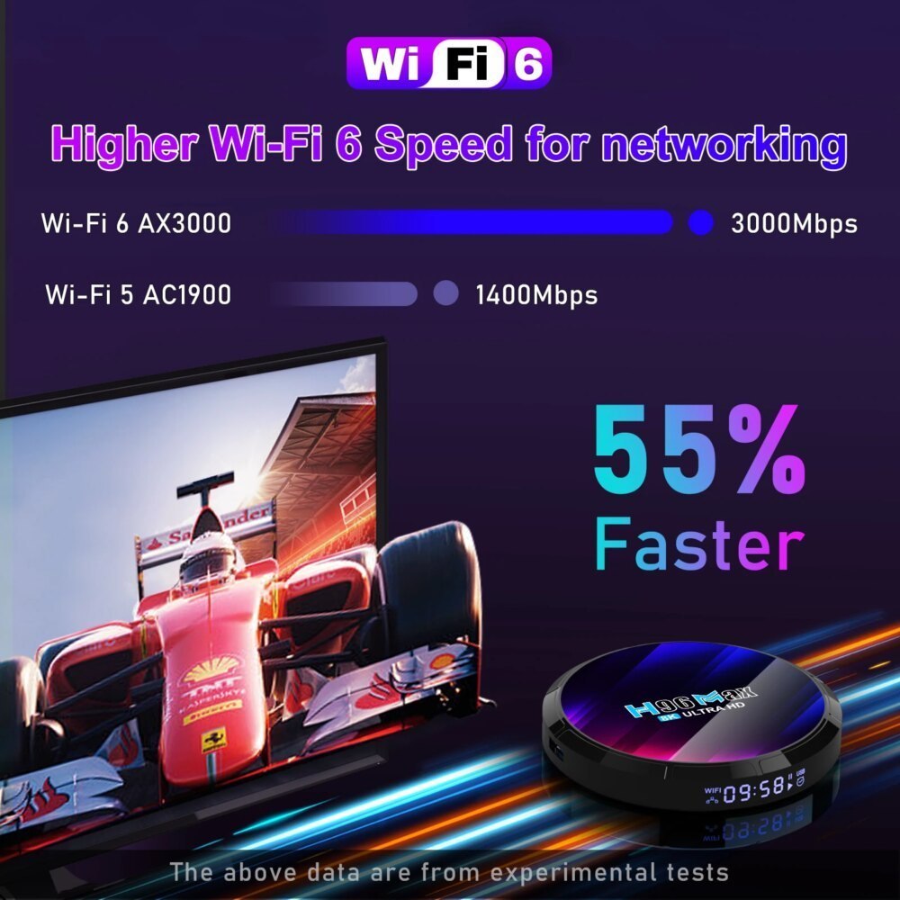 H96 Max Android 13 TV Box 8K UHD WiFi6 BT 5.0 Quad-Core - Image 5