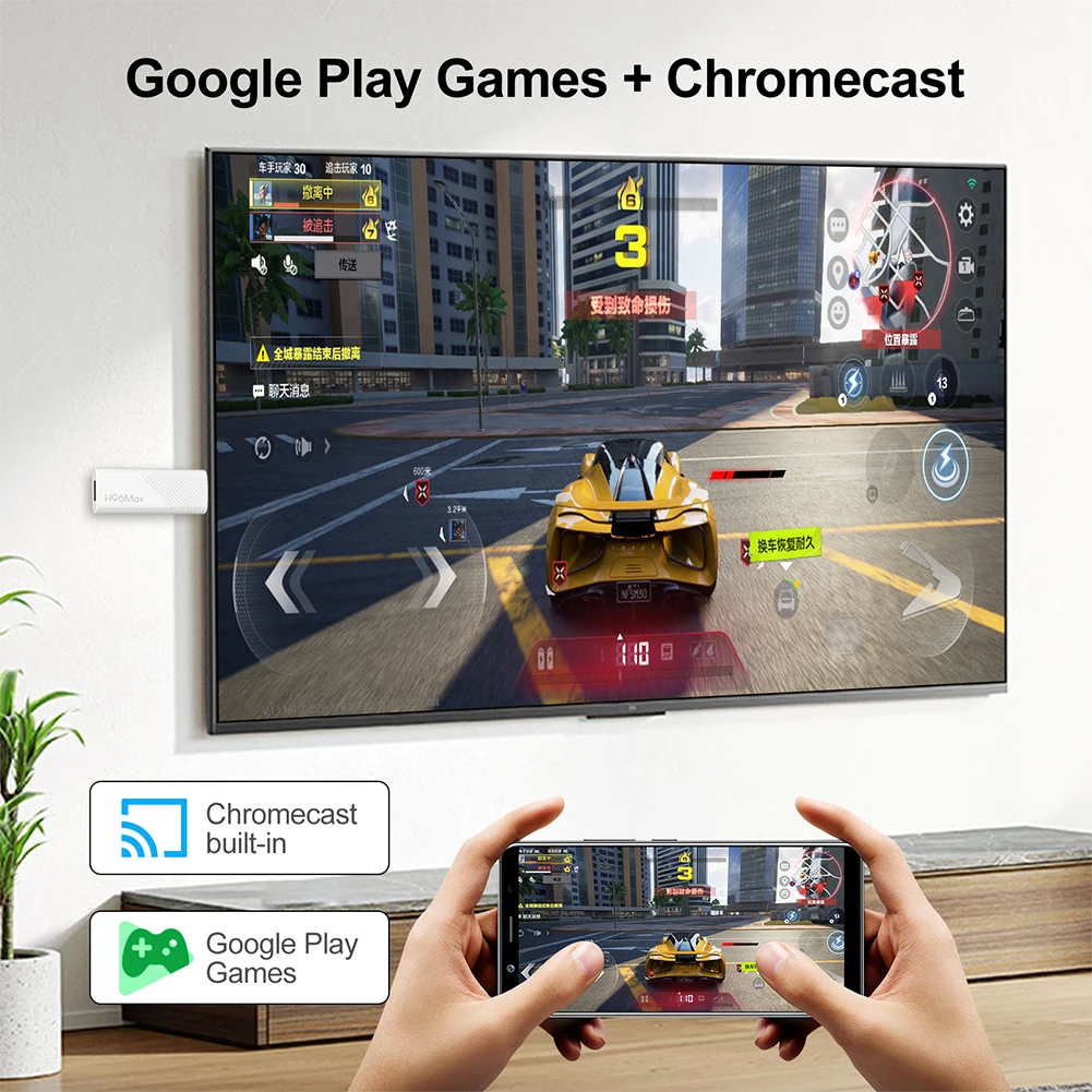 H96 Max Android TV Stick Android 14 Smart TV Box 2.4G 5G Wifi6 BT 4K Media Player 2GB 8GB/2GB 16GB Android TV Stick Quad Core