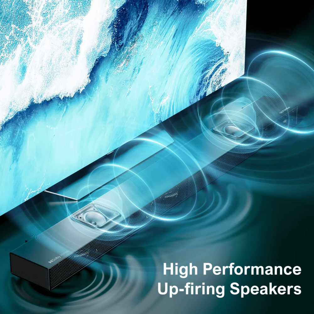 ULTIMEA 5.1.2 Dolby Atmos Sound Bar 8" Subwoofer 520W HDMI - Image 5