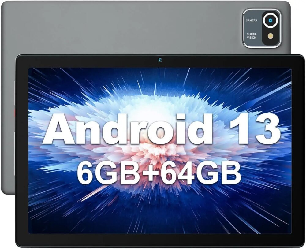 MB1001 10.1" Tablet 6GB RAM 64GB ROM 1080P HD Android 13