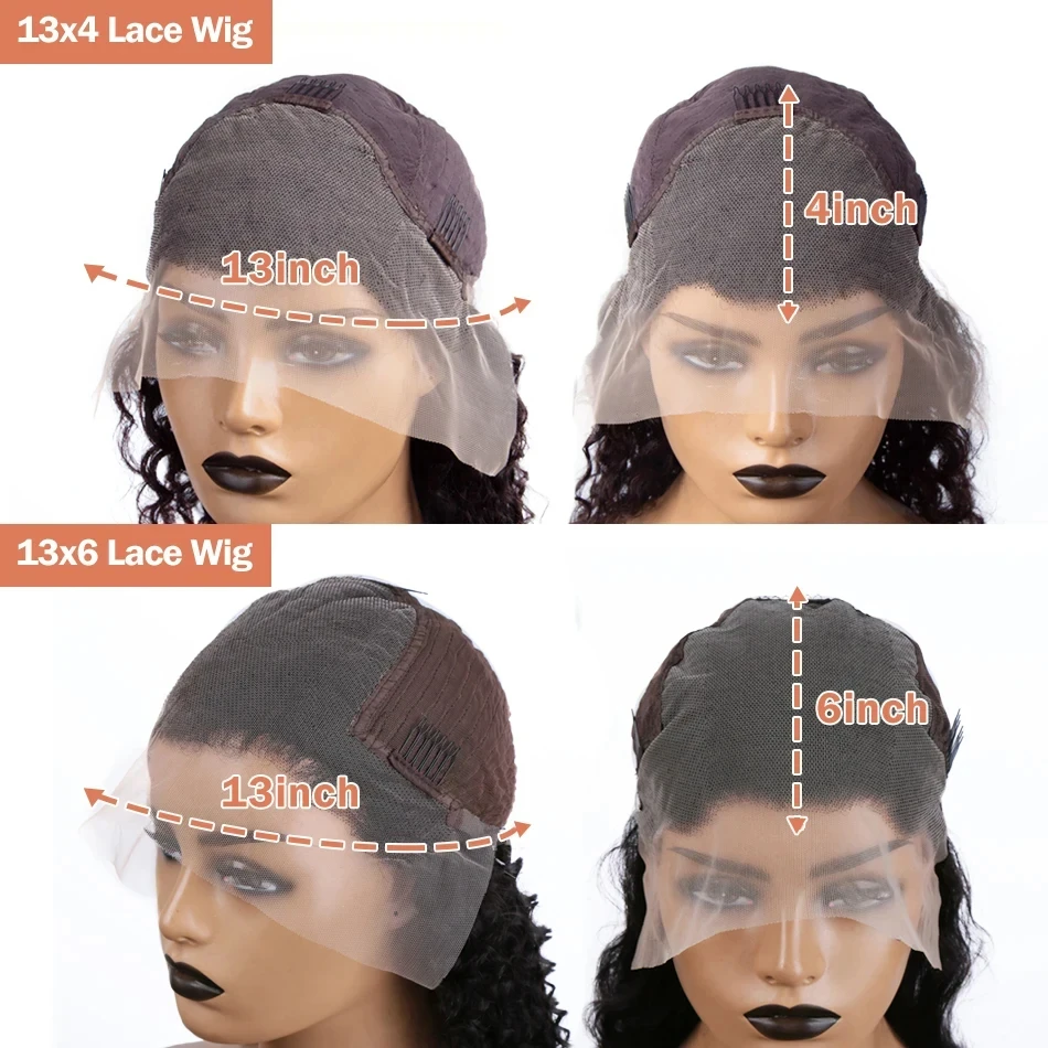 250Densit 13x6 Bone Straight HD Transparent Lace Human Hair Wigs Brazilian 13x4 360 Full Lace Front Wig Human Hair Wig For Women
