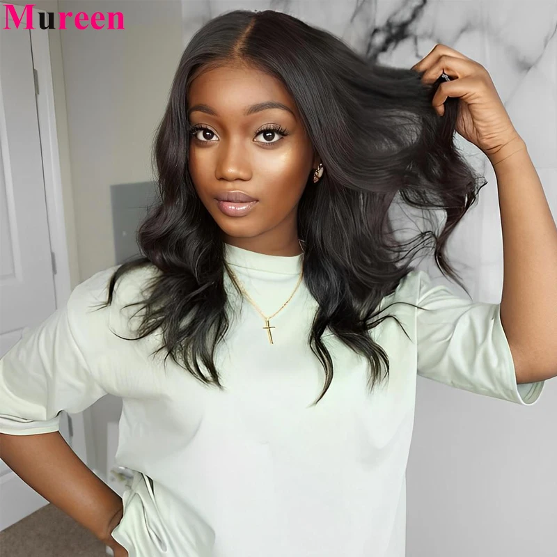 250 Density Bob Glueless Wigs Human Hair Body Wave 4X4 Pre-Cut Lace Closure Wear Go Bob Wig Human Hair 13x4 13x6 Lace Front Wig