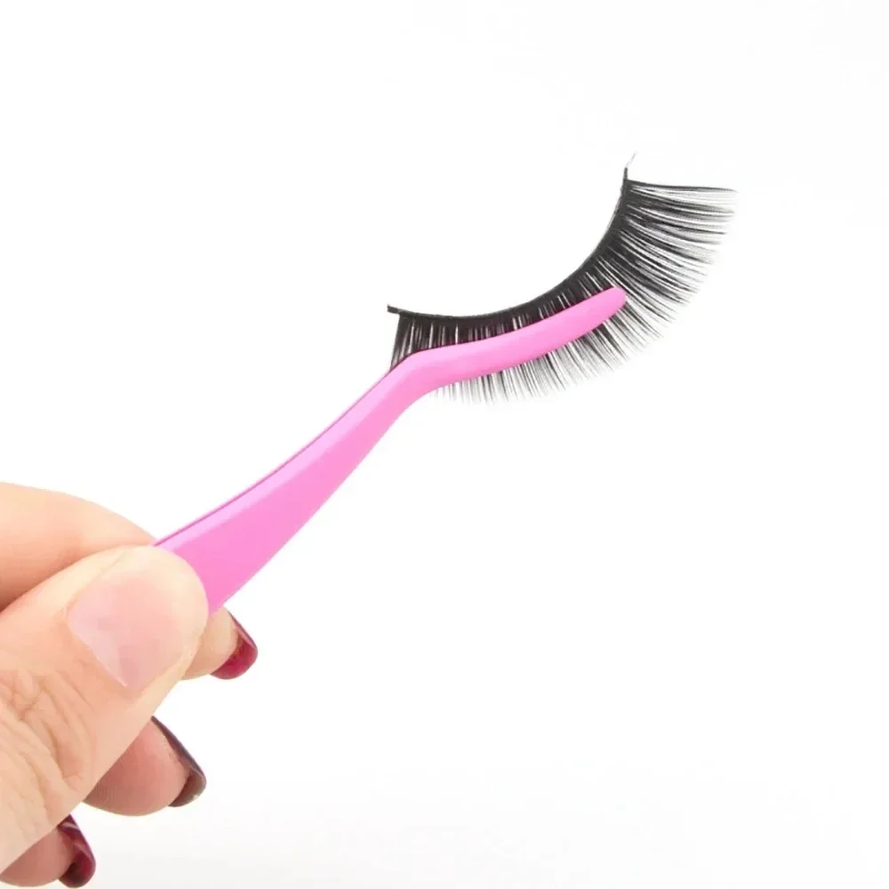 Eyelash Tweezers Lash Applicator Extension Supplies Makeup Tools Stainless Steel Eyebrow Eyelash Extension Tweezers Lash Tweezer