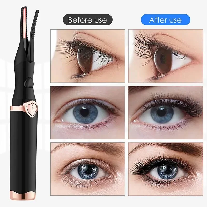 New Electric Eyelash Curler, Electric Perm, Long-Lasting Styling, Portable Electric Heating, No Damage to Eyelash Curling Artifact