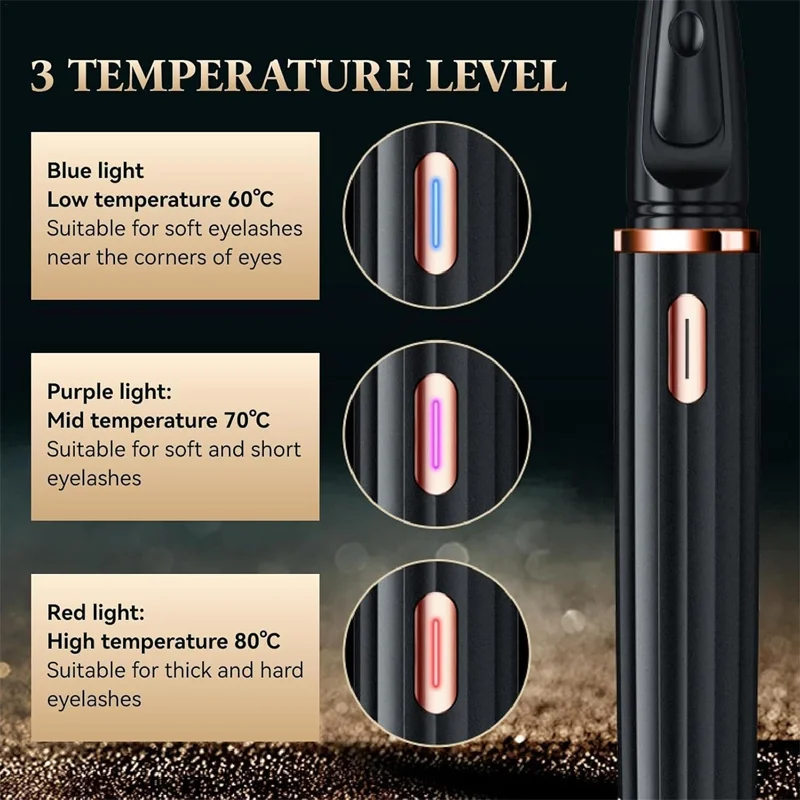 New Electric Eyelash Curler, Electric Perm, Long-Lasting Styling, Portable Electric Heating, No Damage to Eyelash Curling Artifact