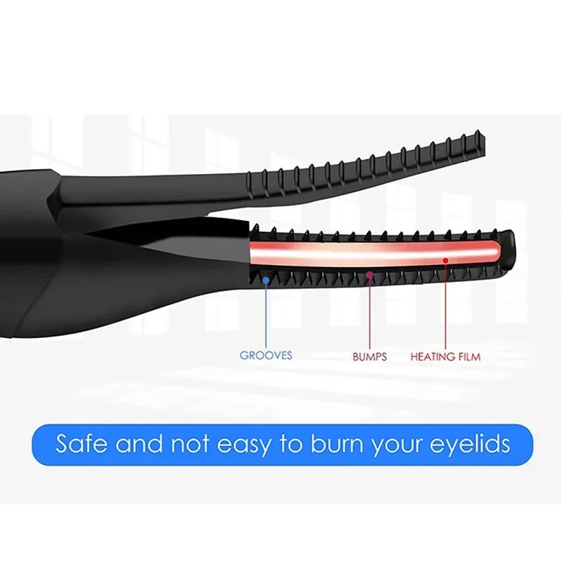 New Electric Eyelash Curler, Electric Perm, Long-Lasting Styling, Portable Electric Heating, No Damage to Eyelash Curling Artifact