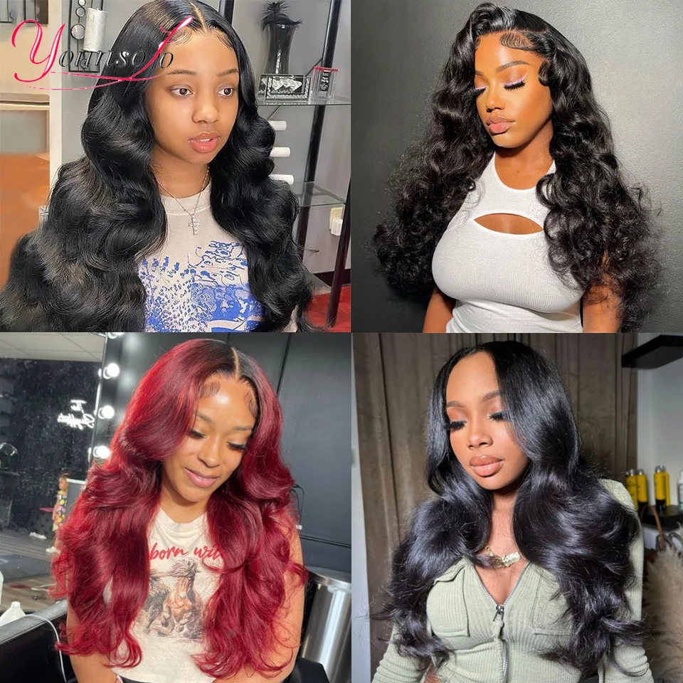 Younsolo Loose Wave Bundles Brazilian Human Hair Loose Weave Bundles 1/3/4/Pcs Lot Natural Black Human Hair Extensions For Woman