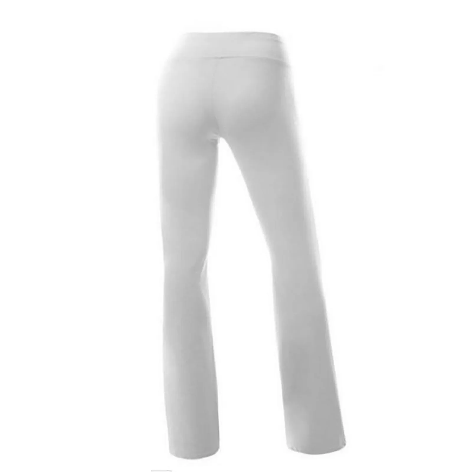 Pantalones Women'S Trousers Loose Fitting Sexy Wide Leg Casual Pants Stretchy Solid Color Sports Yoga Breathable Pants 2024