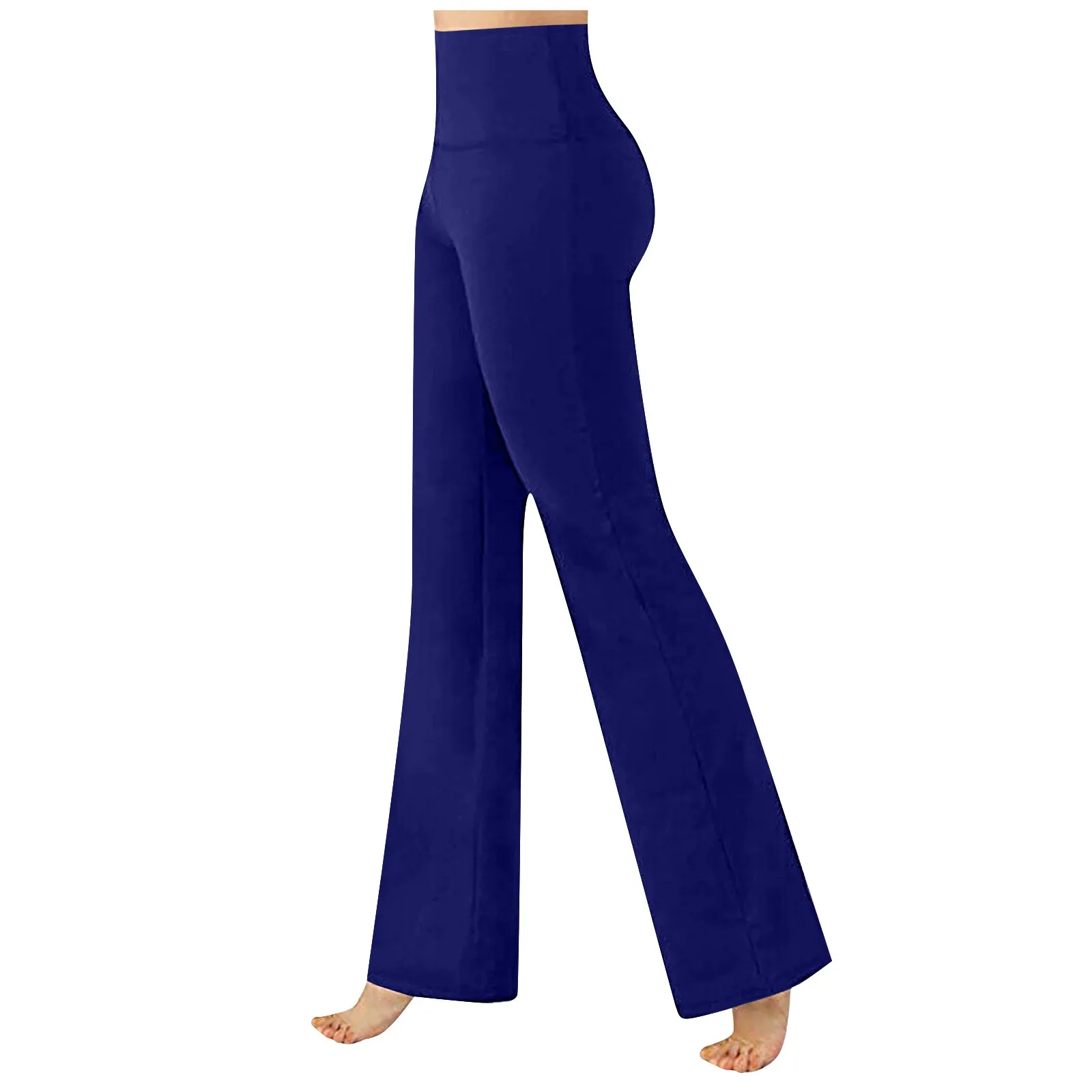 Pantalones Women'S Trousers Loose Fitting Sexy Wide Leg Casual Pants Stretchy Solid Color Sports Yoga Breathable Pants 2024