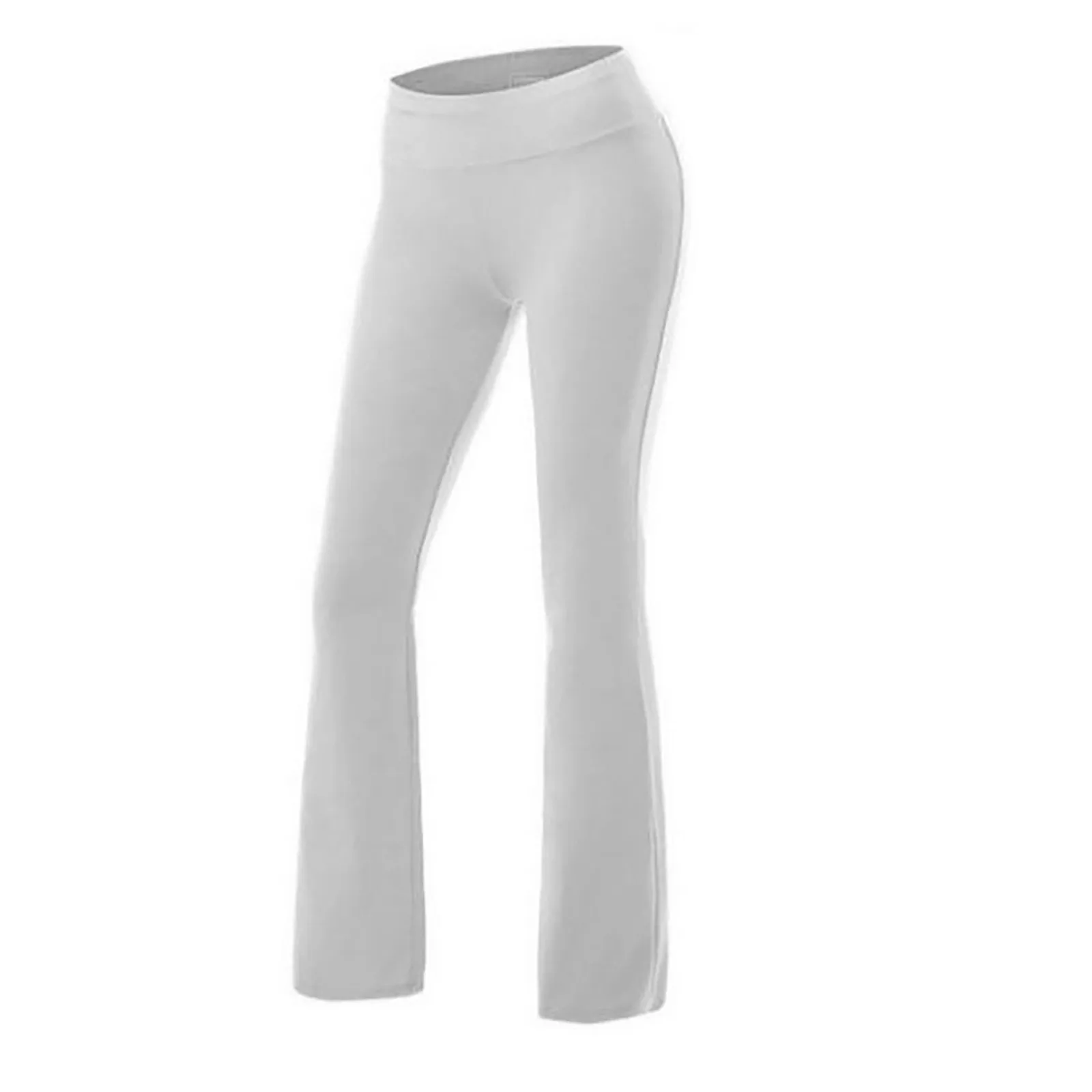 Pantalones Women'S Trousers Loose Fitting Sexy Wide Leg Casual Pants Stretchy Solid Color Sports Yoga Breathable Pants 2024