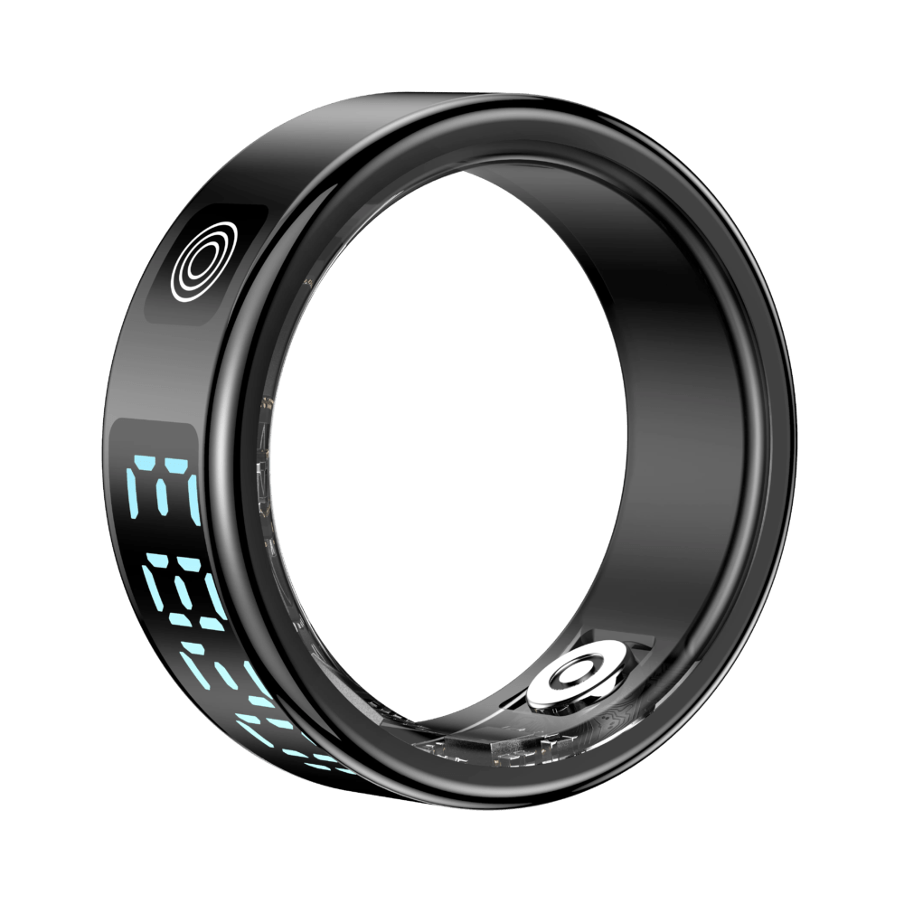 SR08 Stainless Steel Smart Ring with Digital Display – Black, Gold, Silver - Image 4