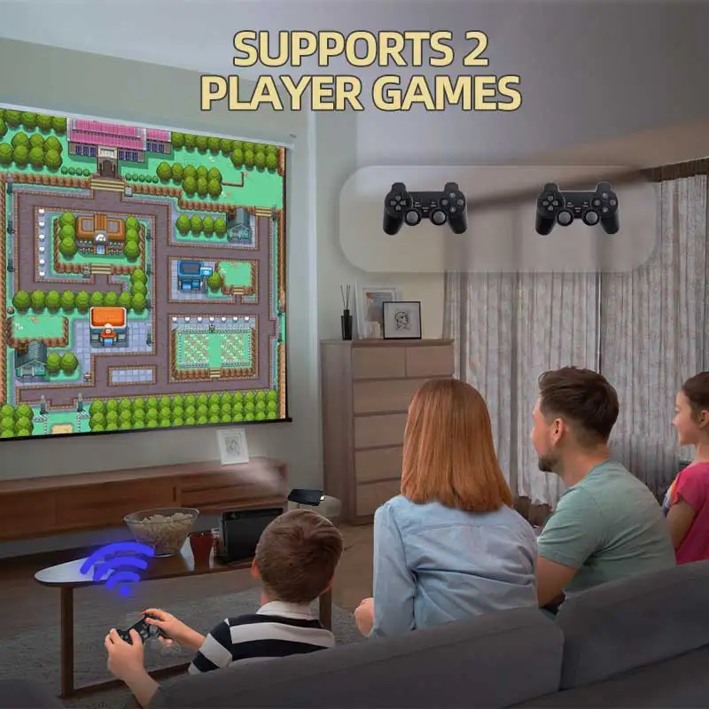 Video Game Console TV HD Game Stick 4K 128 GB 20000 Retro Games For PS1/GBA/Dendy/MAME/SEGA Everdrive Save/Search/Adding