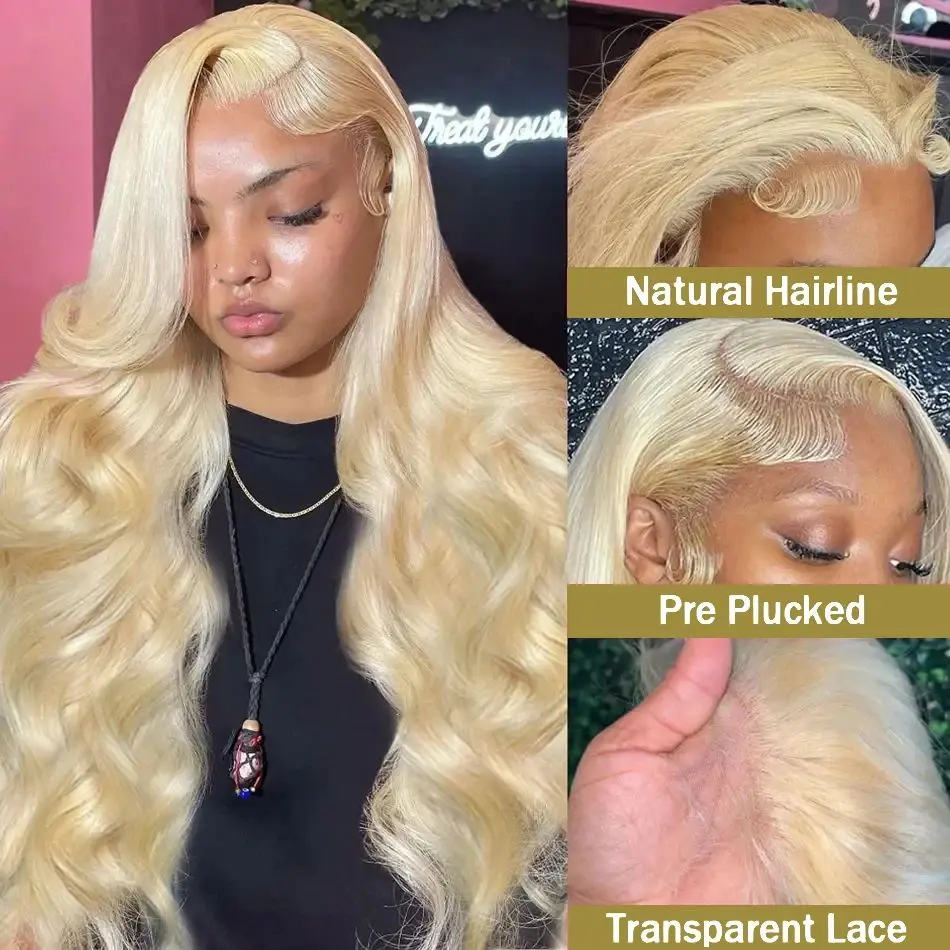 Luxurious 613 HD Lace Frontal Wig—30 Inch Body Wave Blonde Perfection - Image 2
