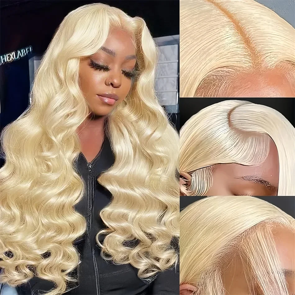 Luxurious 613 HD Lace Frontal Wig—30 Inch Body Wave Blonde Perfection - Image 3