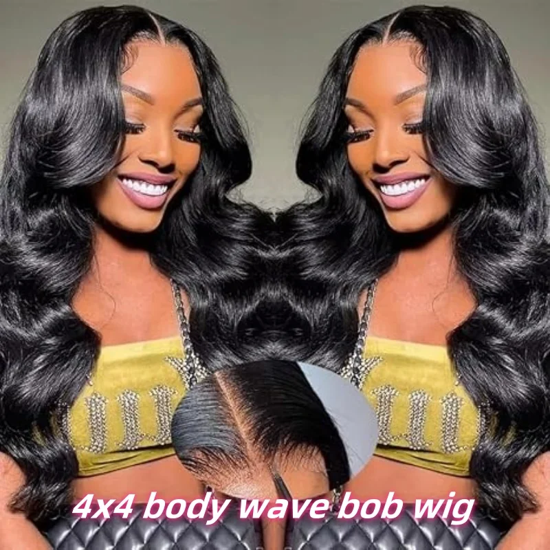 5x5 Body wave Bob wig Glueless human hair wigs 13x6 HD Lace wigs human hair 220 density 18 inch human hair wigs for women