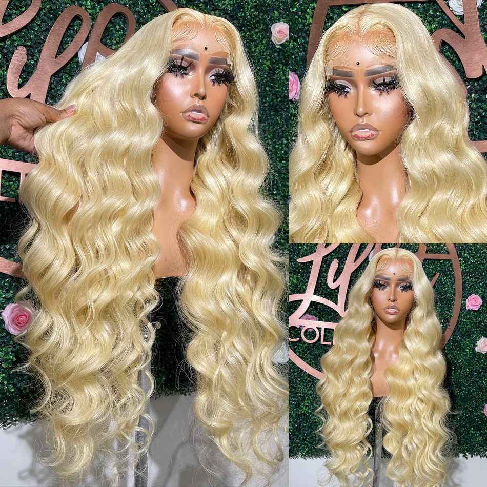 360 Lace Frontal Blonde Body Wave Human Hair Wig - Image 4