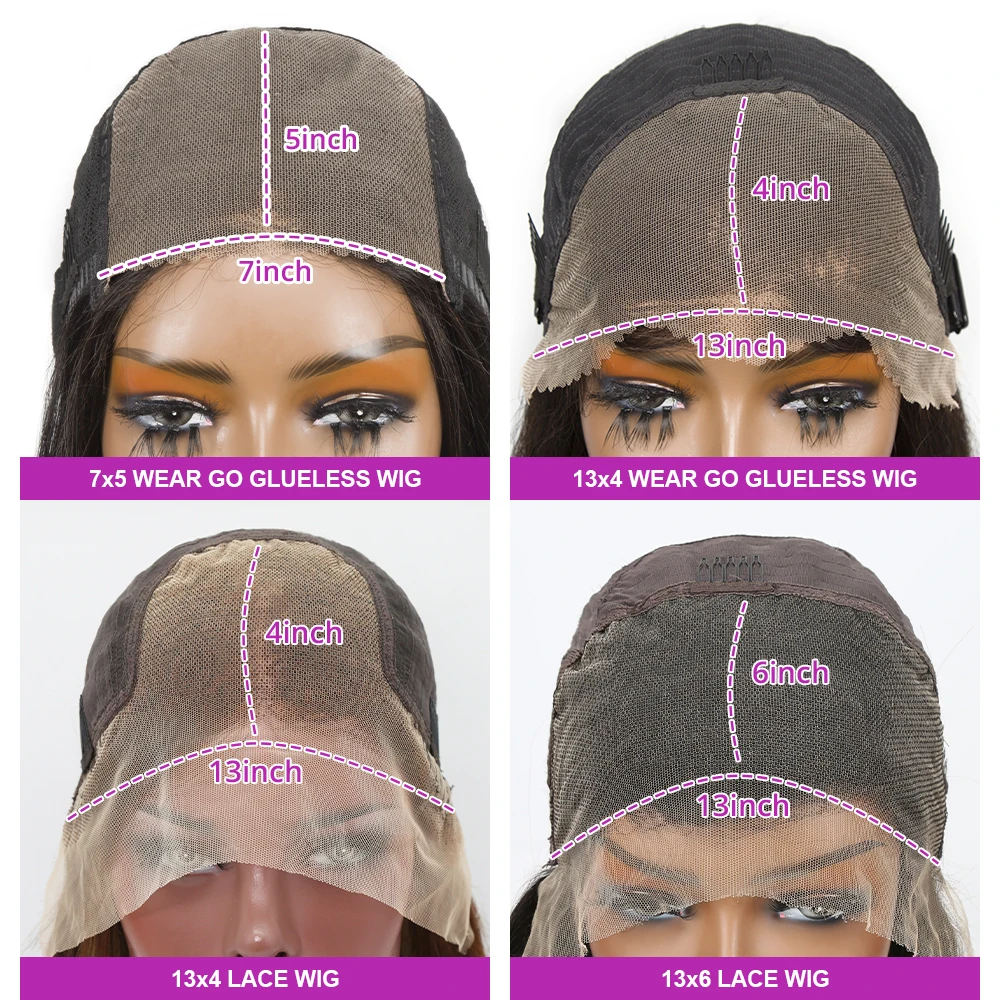 Glueless Straight Bob Human Hair Wig 13x6 Lace Frontal - Image 6