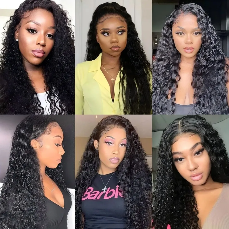 Hd Lace Wigs 13x6 Human Hair Wigs Pre Plucked Curly Wigs 40 Inch Water Wave Lace Front Wig Deep Wave Lace Front Wigs Human Hair