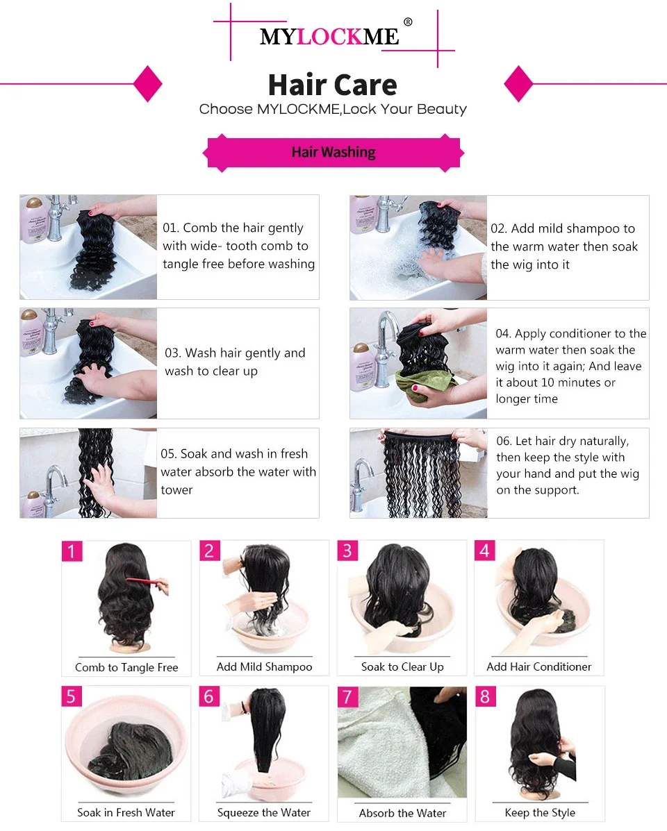 180% Bone Straight Glueless Wig Lace Closure Human Hair Wig Ready To Wear 6x4 5x5 Lace Closure Wig Pre Plucked MYLOCKME